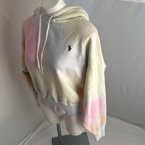 Ralph Lauren Polo multicolor pastel tie dye hooded sweatshirt - Picture 3 of 8